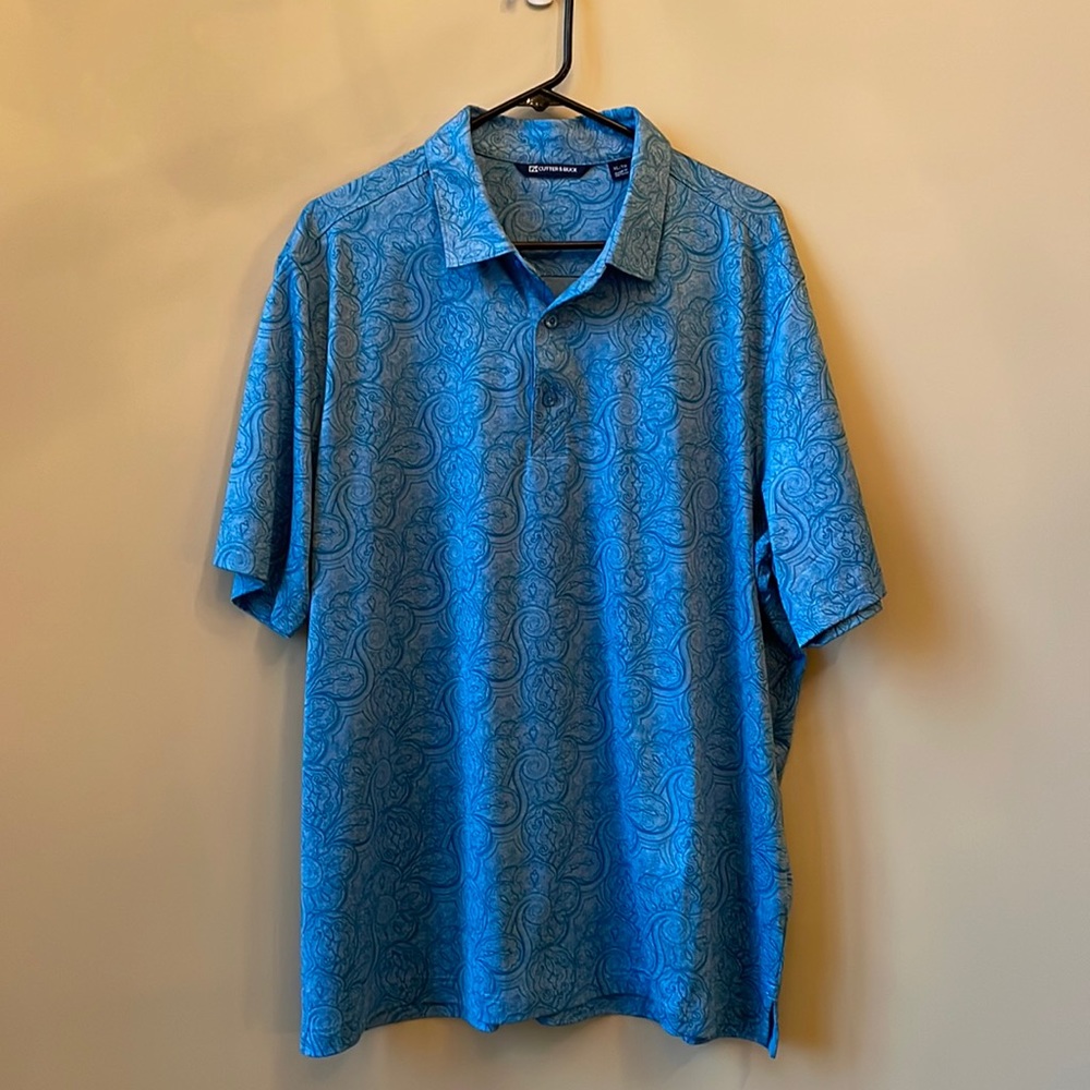 Cutter and Buck golf polo shirt.